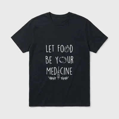 Let Food T-Shirt – Classic T-Shirt in Black