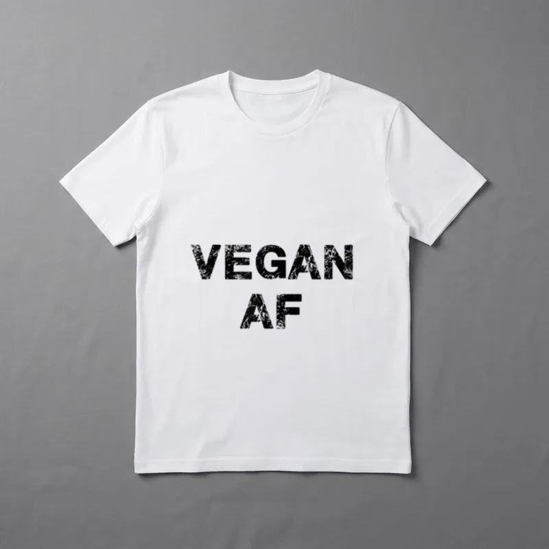 Vegan AF Funny Vegan T-Shirt – Classic T-Shirt in Black