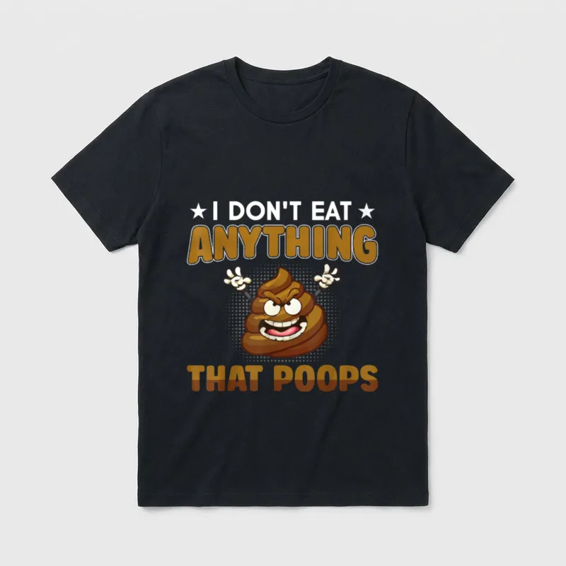Vegan Vegetarian Anything T-Shirt – Classic T-Shirt in Black