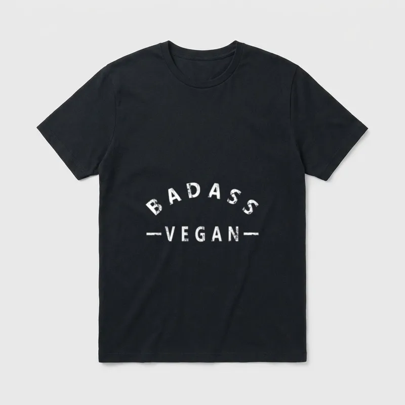 BADASS VEGAN VEGAN AF T-Shirt – Classic T-Shirt in Black