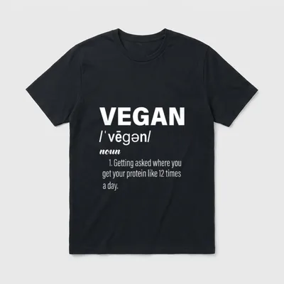 Vegan Problems Funny Vegan T-Shirt – Classic T-Shirt in Black