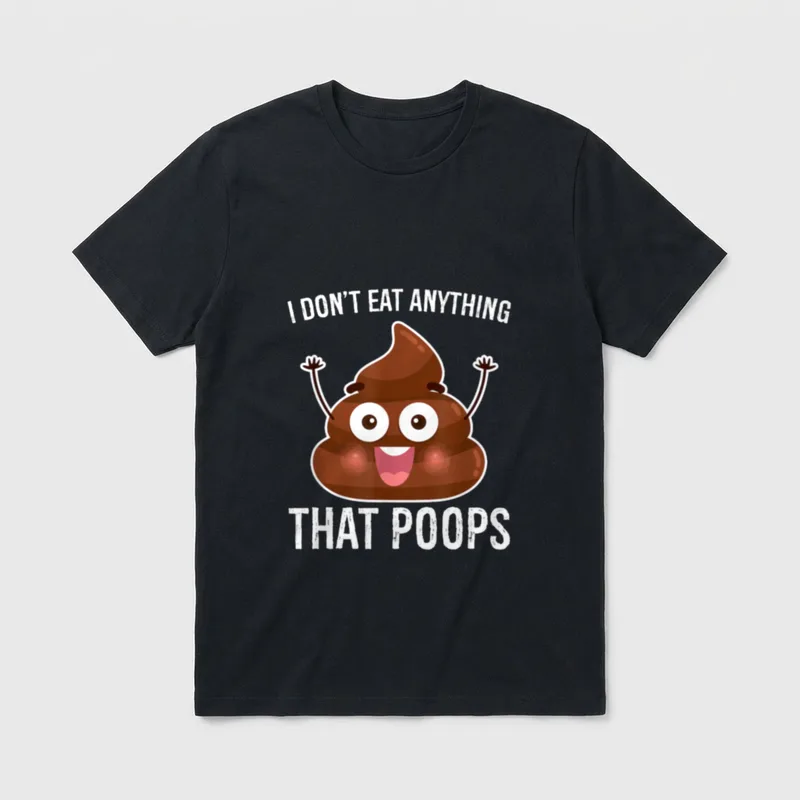 I Dont Eat Anything T-Shirt – Classic T-Shirt in Black