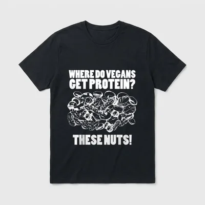 Veganism Apparel Funny Great T-Shirt – Classic T-Shirt in Black