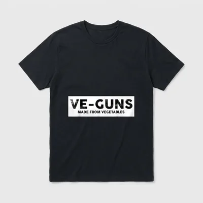 Vegan Vegan Vegetarian Vegetarian Funny T-Shirt – Classic T-Shirt in Black
