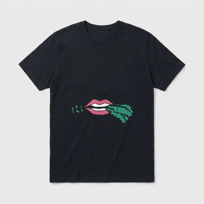 Hardcore Herbivore Vegan Vegetarian T-Shirt – Classic T-Shirt in Black