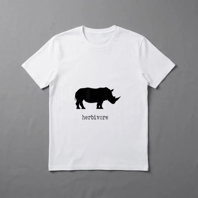 Herbivore rhino Herbivore Animal Shirts T-Shirt – Classic T-Shirt in Black