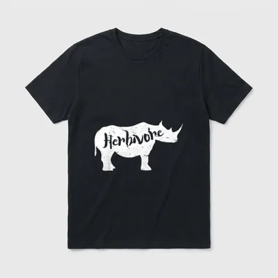 Herbivore Rhino Vegan Af T-Shirt – Classic T-Shirt in Black