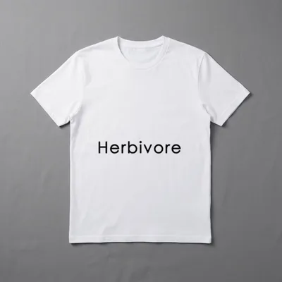 Herbivore Fun Vegetarian Vegan T-Shirt – Classic T-Shirt in Black
