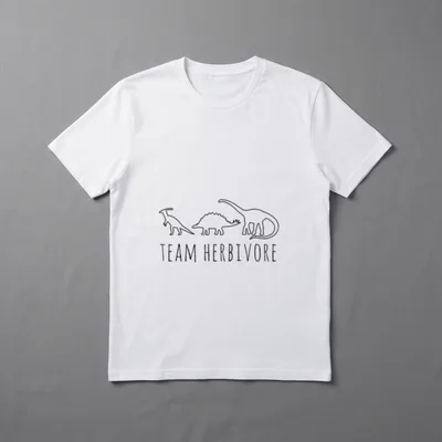 Team Herbivore Herbivore Animal Shirts T-Shirt – Classic T-Shirt in Black