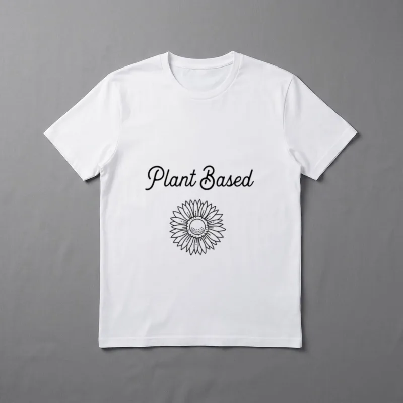 Plant Based Vegan and Vegetarian T-Shirt – Classic T-Shirt in Black