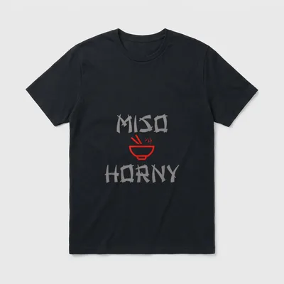 Plant Vegan Vegetarian Miso Black T-Shirt – Classic T-Shirt in Black