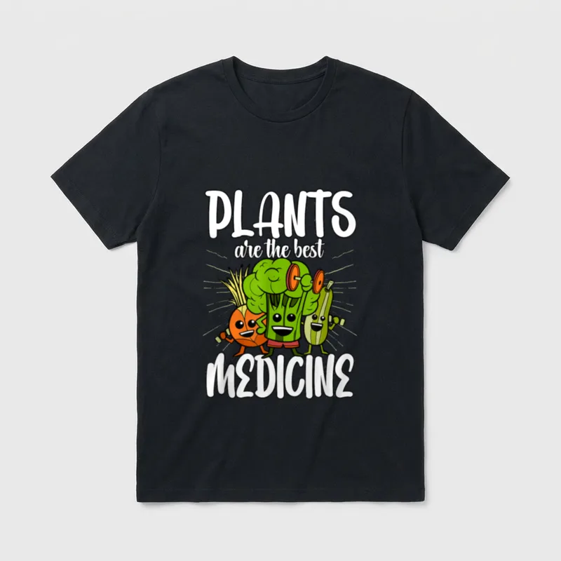 Vegan Plants Plant Based Shirts T-Shirt – Classic T-Shirt in Black