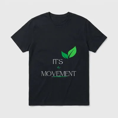 It's A Movement-Plant-Based-Vegan Plant Based Shirts T-Shirt – Classic T-Shirt in Black