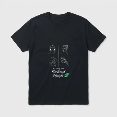The Plant-based Loving T-Shirt – Classic T-Shirt in Black