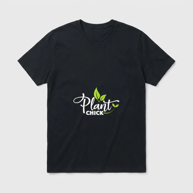 Plant Chick Vegan Vegetarian Plant Based Shirts T-Shirt – Classic T-Shirt in Black