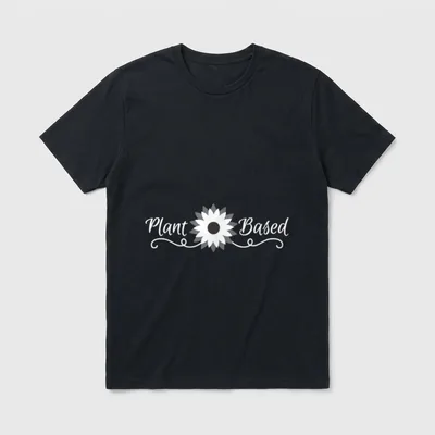 Plant Based Vegetarian Plant Based Shirts T-Shirt – Classic T-Shirt in Black