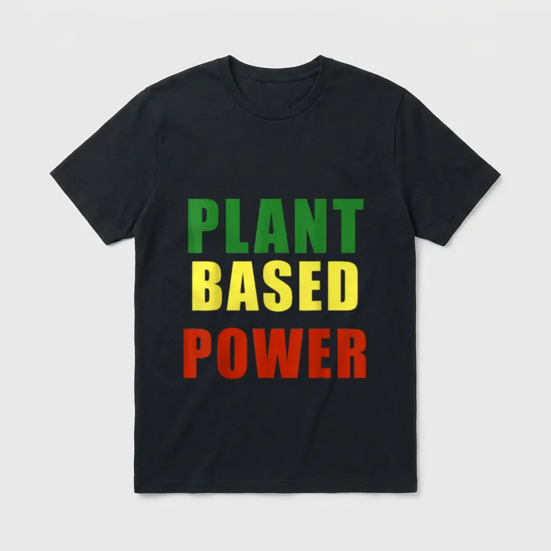 Vegan Plant-Based Ital Plant Based Shirts T-Shirt – Classic T-Shirt in Black