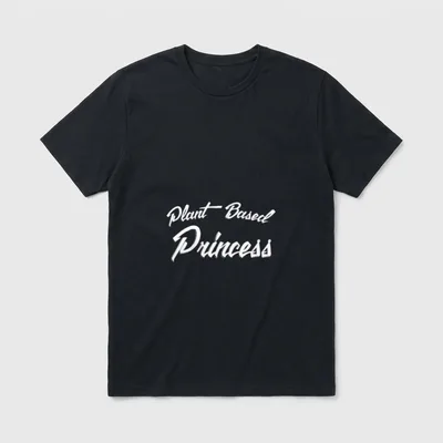 Plant Based Princess Female T-Shirt – Classic T-Shirt in Black