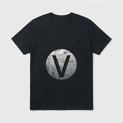 Vegan Gradient Vintage Go T-Shirt – Classic T-Shirt in Black
