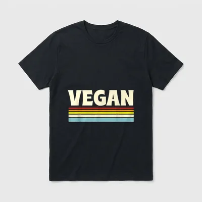 Vegan Vegetarian Plant Based T-Shirt – Classic T-Shirt in Black