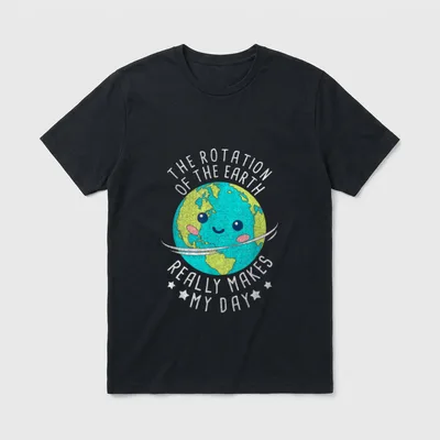 Vegan Earth Day for Nature T-Shirt – Classic T-Shirt in Black