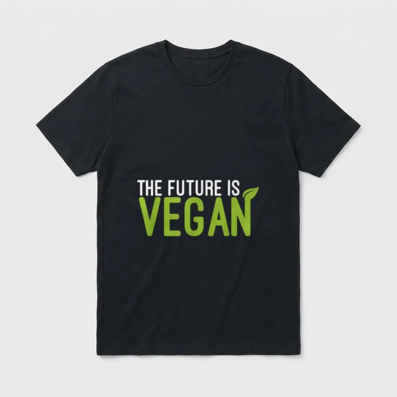 The Future Is Vegan Plantbased T-Shirt – Classic T-Shirt in Black