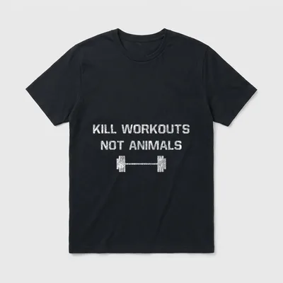 Don't Kill Workouts Animals T-Shirt – Classic T-Shirt in Black