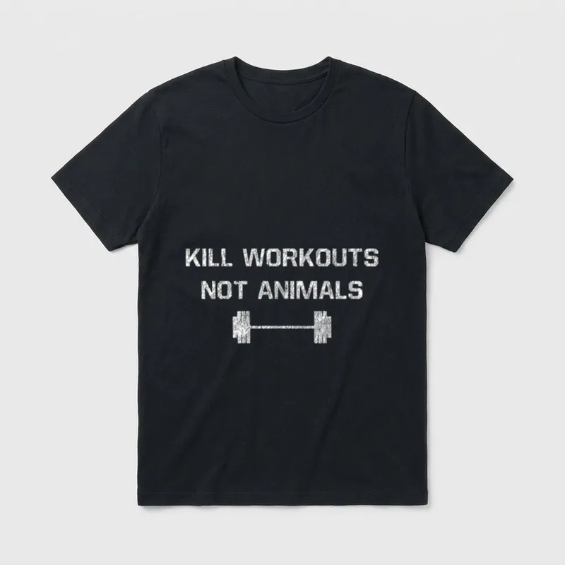 Don't Kill Workouts Animals T-Shirt – Classic T-Shirt in Black