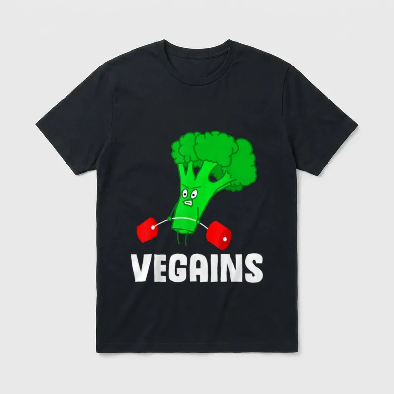 Vegan Athlete Design T-Shirt – Classic T-Shirt in Black