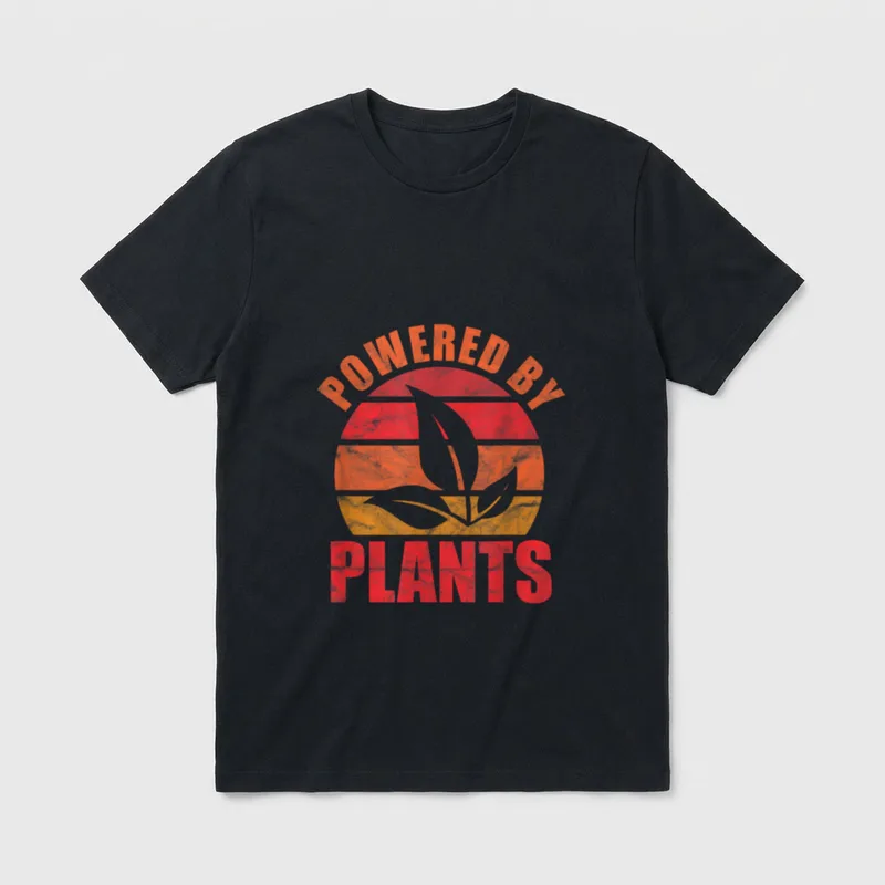 Vegan Vegetarian Funny Plants T-Shirt – Classic T-Shirt in Black