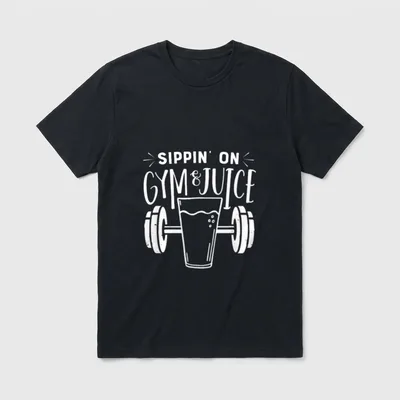 Sippin On Gym Juice for Men T-Shirt – Classic T-Shirt in Black