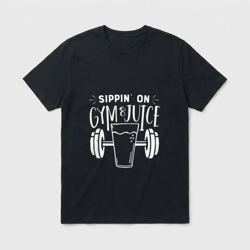 Sippin On Gym Juice for Men T-Shirt – Classic T-Shirt in Black