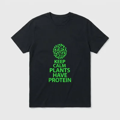 Keep Calm Plants T-Shirt – Classic T-Shirt in Black