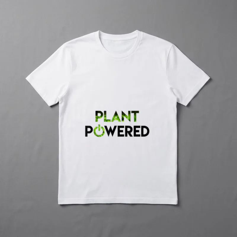 Plant Powered Vegan Men T-Shirt – Classic T-Shirt in Black