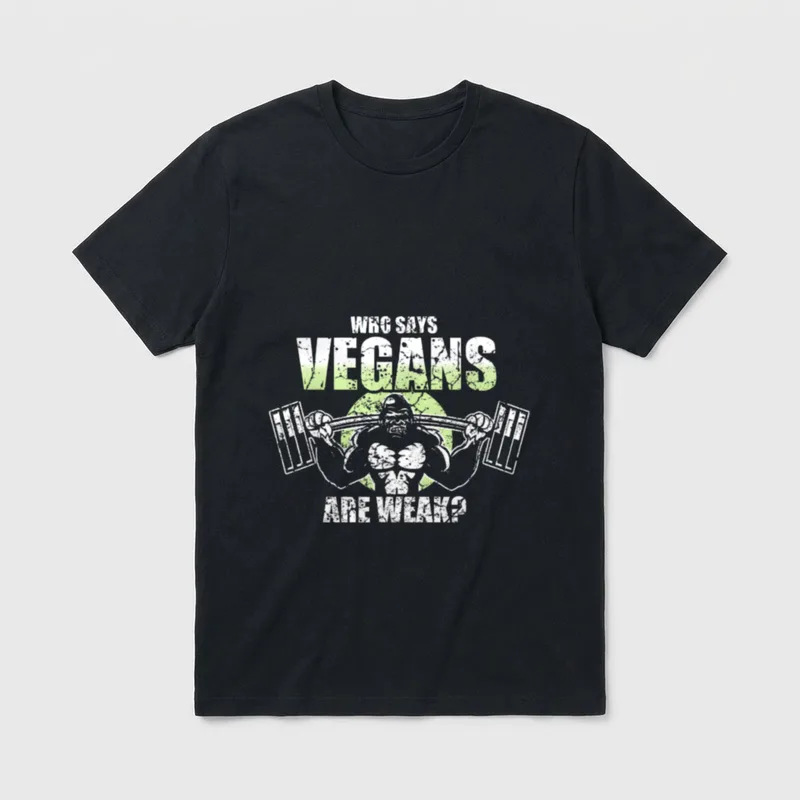 Vegan Fitness Herbivore Muscle T-Shirt – Classic T-Shirt in Black