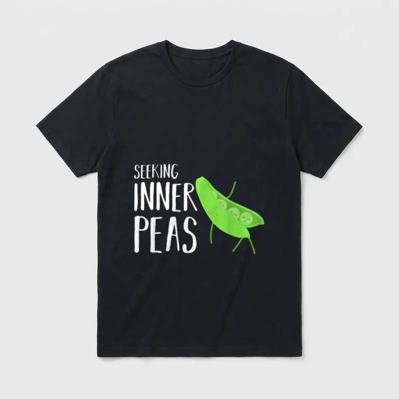 Plant Powered Vegan Yoga T-Shirt – Classic T-Shirt in Black