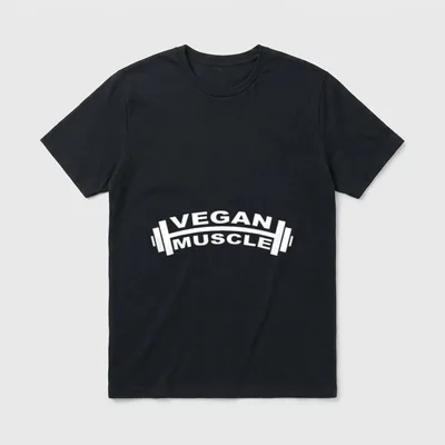 Vegan Muscle Vegan Strong T-Shirt – Classic T-Shirt in Black
