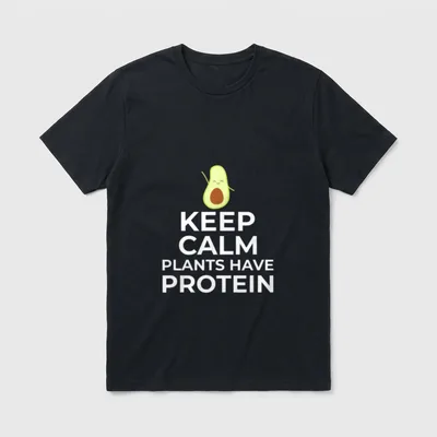 Vegan Avocado Plants T-Shirt – Classic T-Shirt in Black