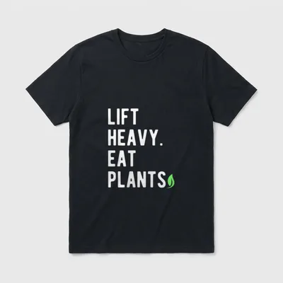 Vegan Lifter For Plant T-Shirt – Classic T-Shirt in Black