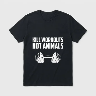 Vegan Kill Workouts T-Shirt – Classic T-Shirt in Black