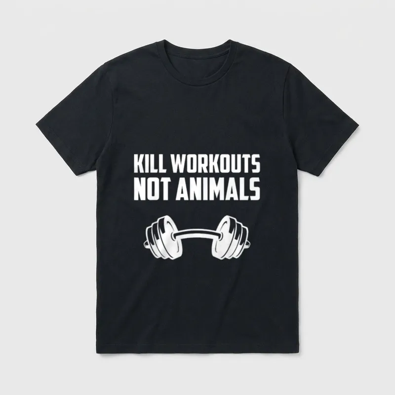 Vegan Kill Workouts T-Shirt – Classic T-Shirt in Black