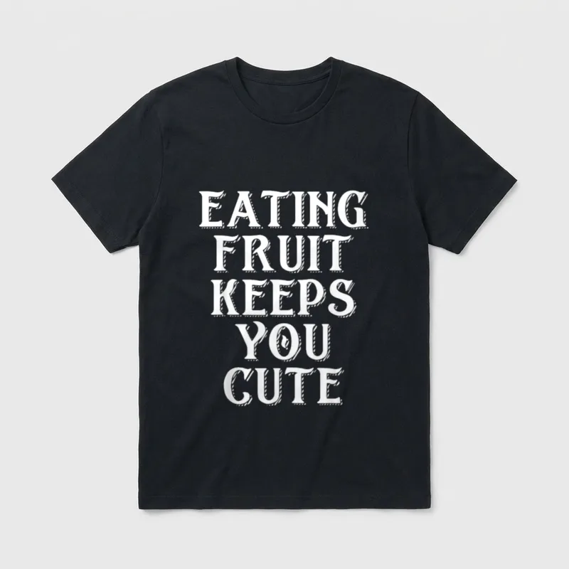 Eating Fruit Keeps T-Shirt – Classic T-Shirt in Black