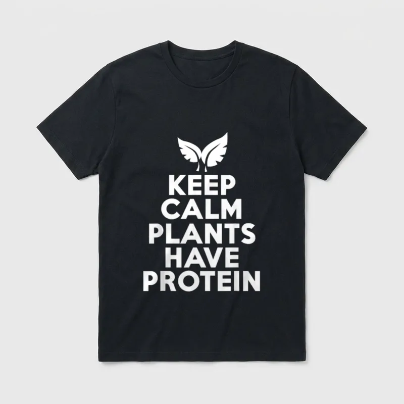 Vegan Vegetarian Protein T-Shirt – Classic T-Shirt in Black