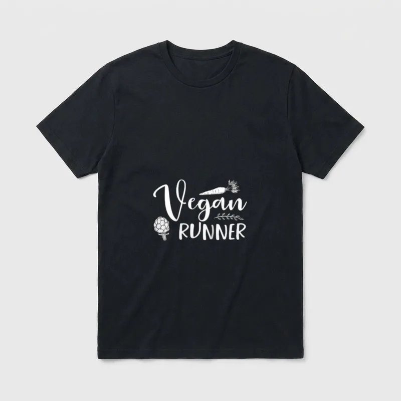 Vegan Runner Plant Based T-Shirt – Classic T-Shirt in Black