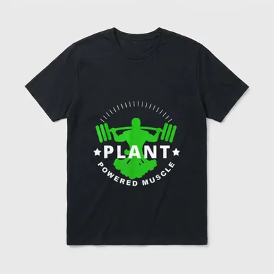 Vegan Vegetarian Plant Broccoli T-Shirt – Classic T-Shirt in Black