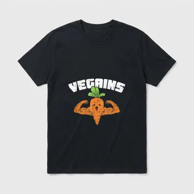 Vegan Cuisine Fit Training T-Shirt – Classic T-Shirt in Black