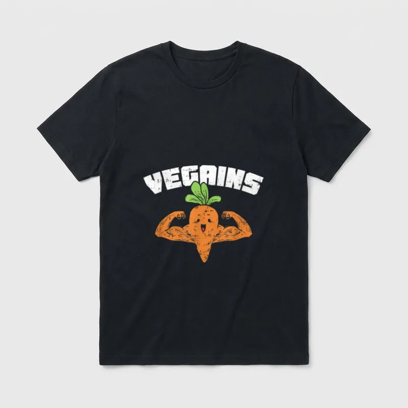 Vegan Cuisine Fit Training T-Shirt – Classic T-Shirt in Black