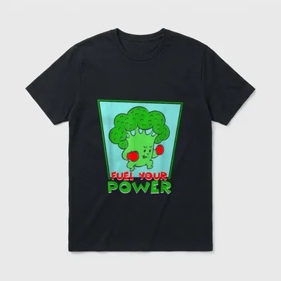 Plant Vegetarian Veggies Boxing T-Shirt – Classic T-Shirt in Black
