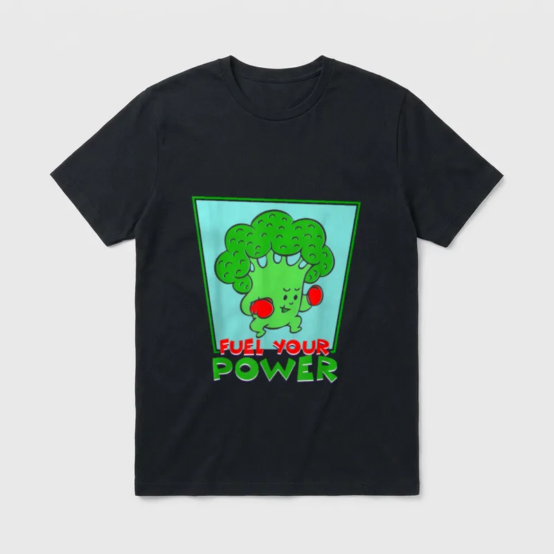 Plant Vegetarian Veggies Boxing T-Shirt – Classic T-Shirt in Black
