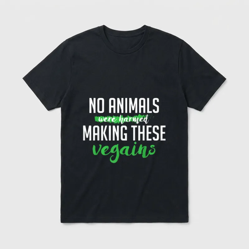 Vegan For Vegan Athletes T-Shirt – Classic T-Shirt in Black